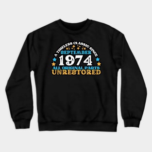 A timeless classic since September 1974. All original part, unrestored Crewneck Sweatshirt